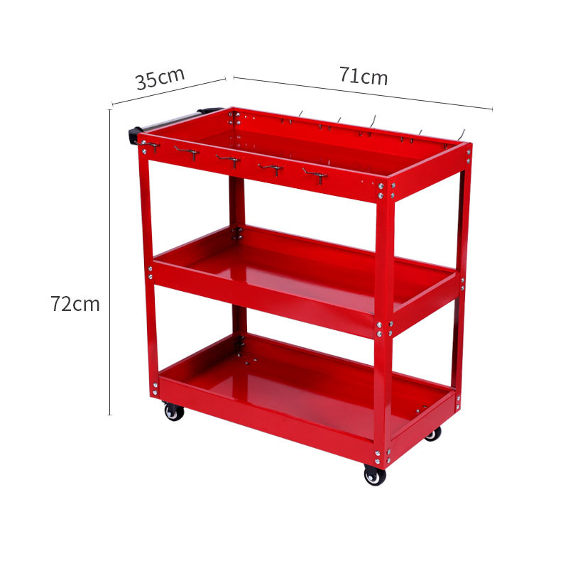 Workshop Tools Trolley - 3 Katlı Tekerlekli Alet Arabası, Ağır