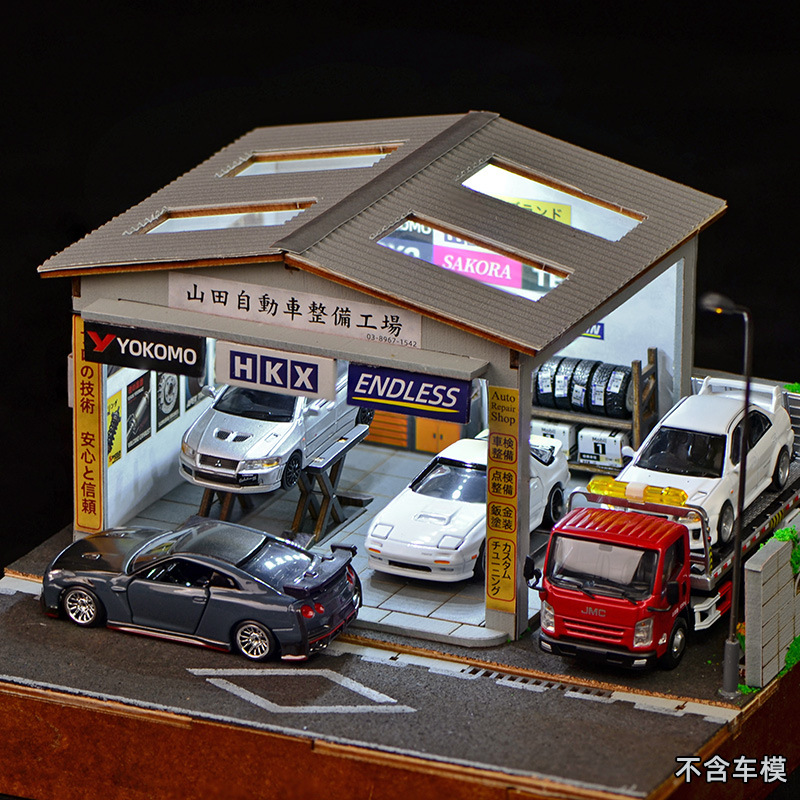 Tools For Garage - 1:64 Ölçekli DIY Oto Tamir Atölyesi