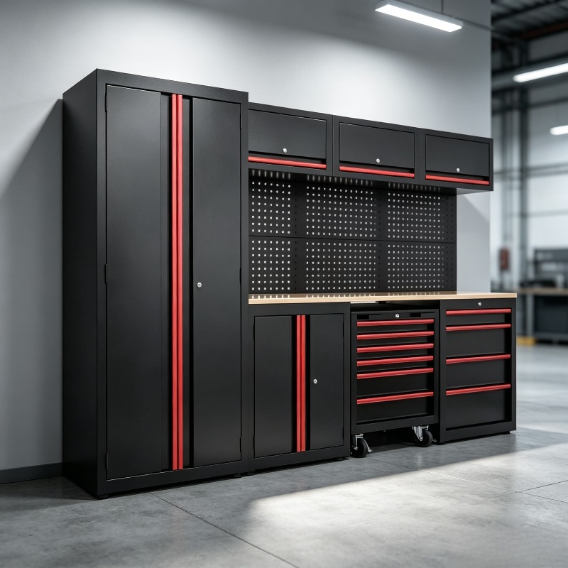 Workshop Tools Trolley - Özelleştirilebilir Atölye Çalışma İstasyonu Alet Dolabı