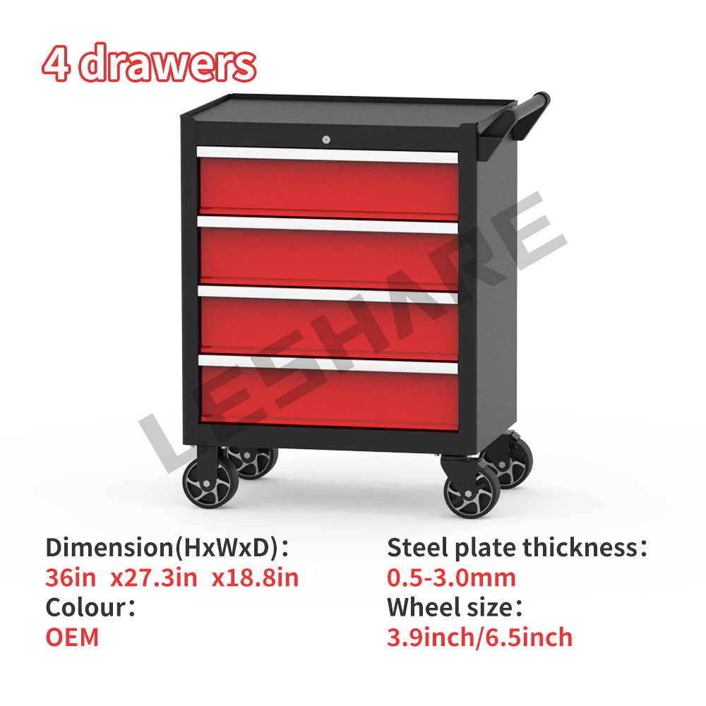Çin OEM Toptan 4 Çekmeceli Tek - Workshop Tools Trolley incelemesi ve fiyatı