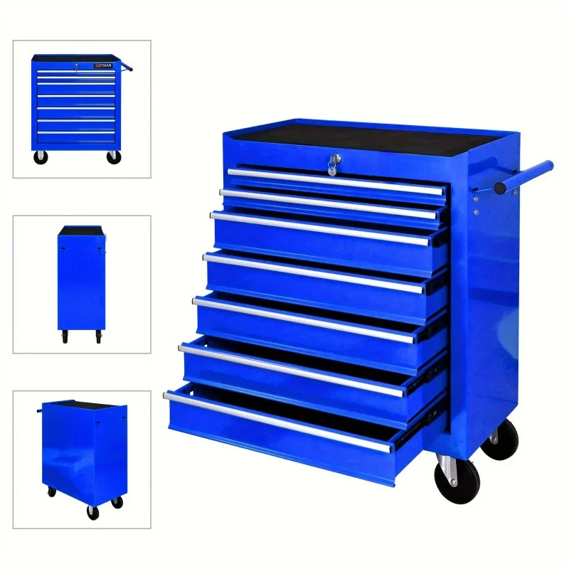 7 Çekmeceli Mavi Çok Amaçlı Te - Workshop Tools Trolley incelemesi ve fiyatı