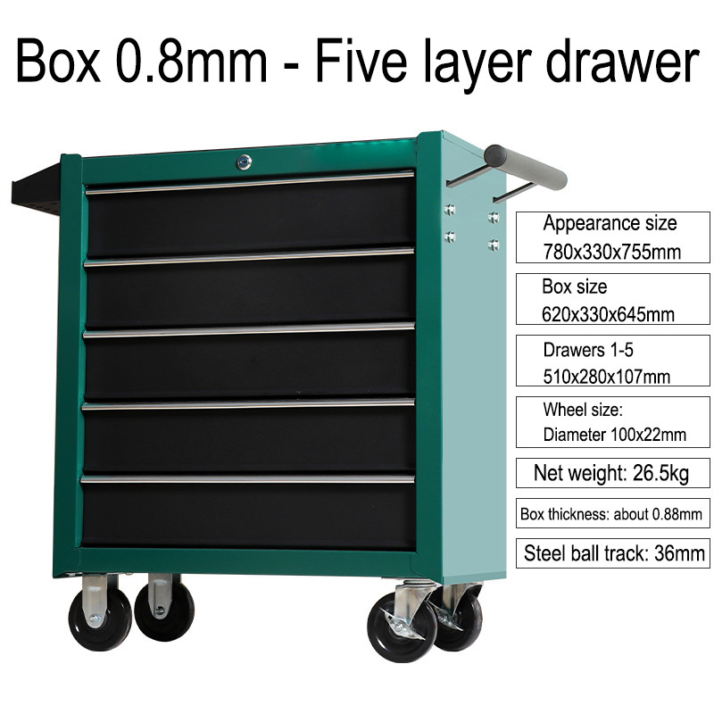5 Çekmeceli Saklama Alet Kutus - Workshop Tools Trolley incelemesi ve fiyatı