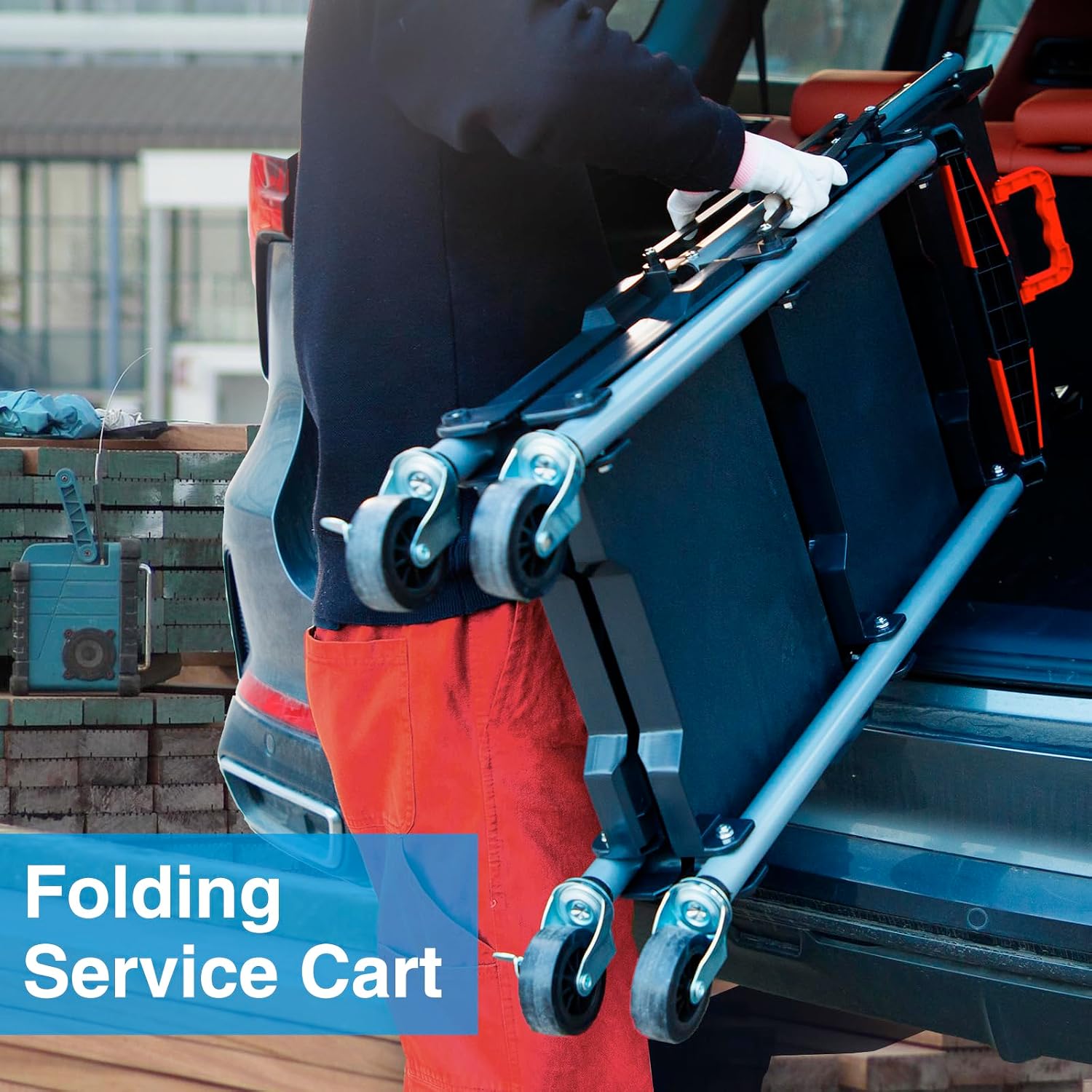 3 Raflı Katlanabilir Tekerlekl - Workshop Tools Trolley incelemesi ve fiyatı